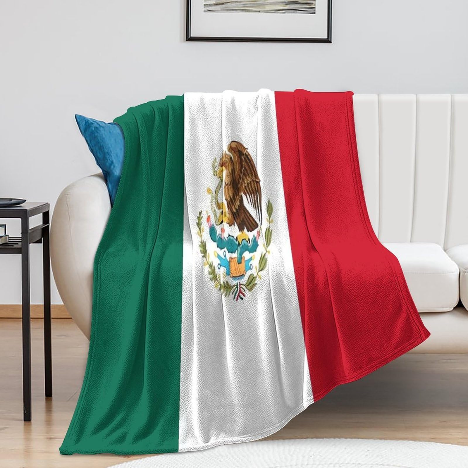 Couverture de lit Mexique 100x130 cm, le cadeau déco doux et chaleureux