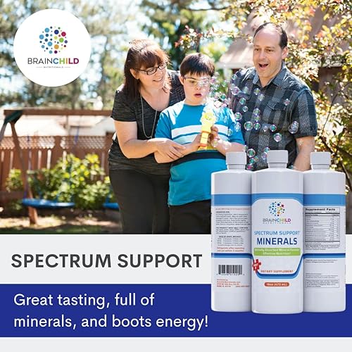 Miniatura 3 de Spectrum Support Minerals, suplemento líquido para personas en el espectro, sin gluten, sin soja y hecho sin lácteos