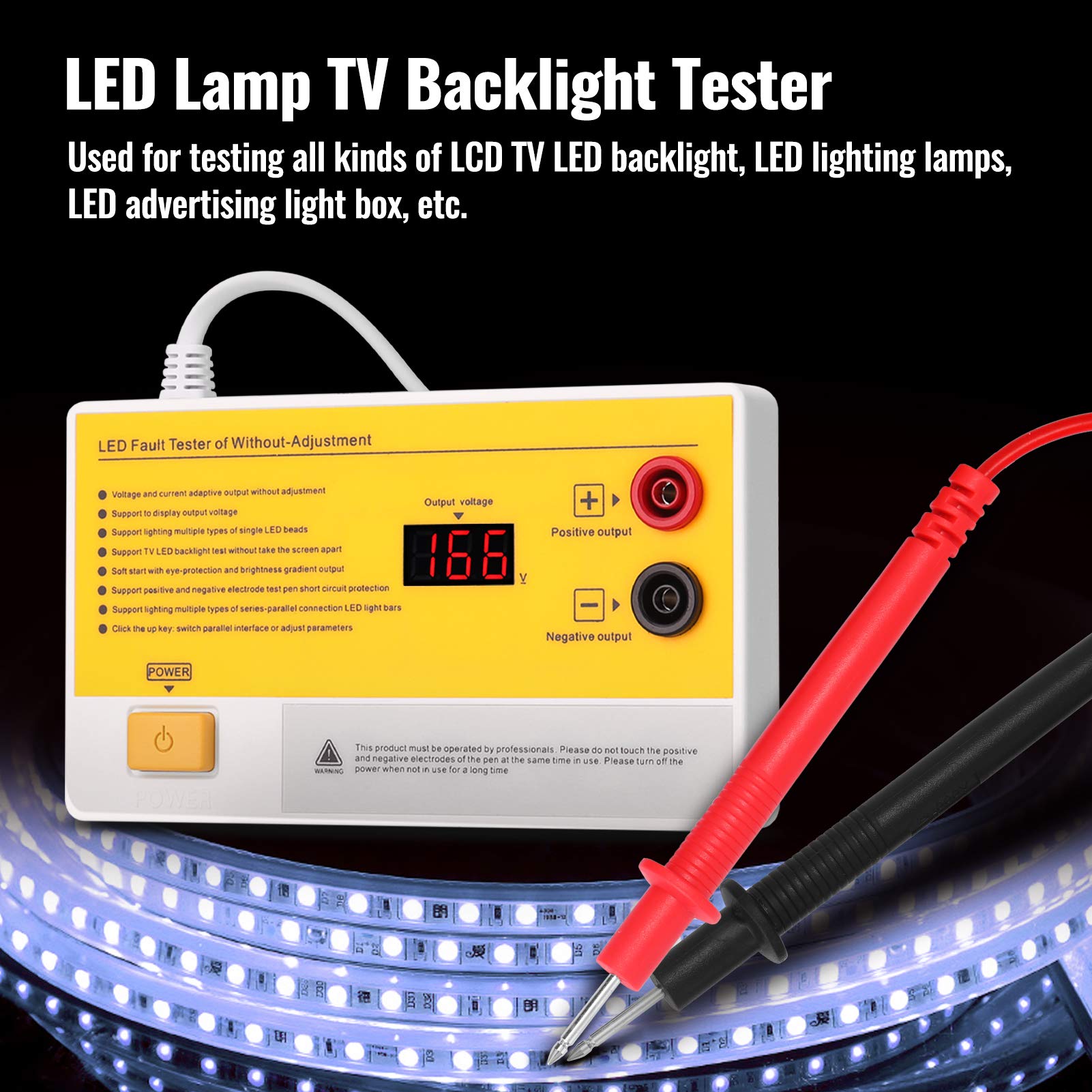 Testeur LED Polyvalent Pour Rétroéclairage, Bandes LED - Outil De Diagnostic Pratique Pour Bricoleurs