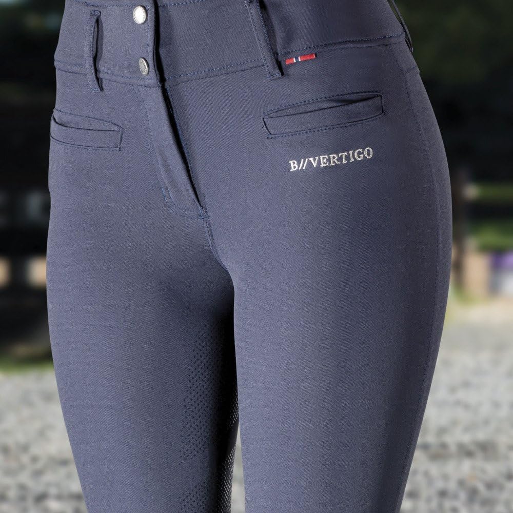 B Vertigo Tiffany Women's Silicone Full Seat Breeches : Clothing, Shoes & Jewelry
