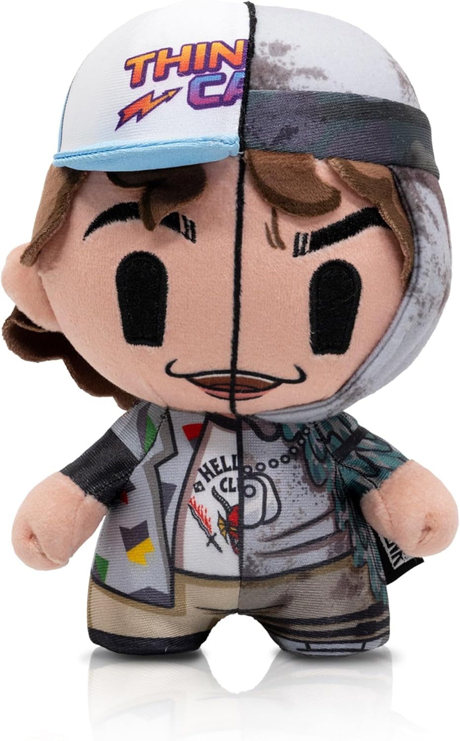 YuMe DZNR Stranger Things Dustin Plush – 7” Limited Edition Netflix Collectible, Self-Standing Split Design Plush Toy in Display Box, Gift for Fans, Kids & Adults | Collect All 4