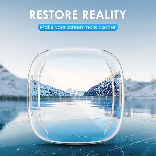 Vista 3 de Funda protectora de pantalla compatible con Fitbit Ace LTE, TPU suave de alta calidad, cubierta protectora delgada [a prueba de arañazos] para 6