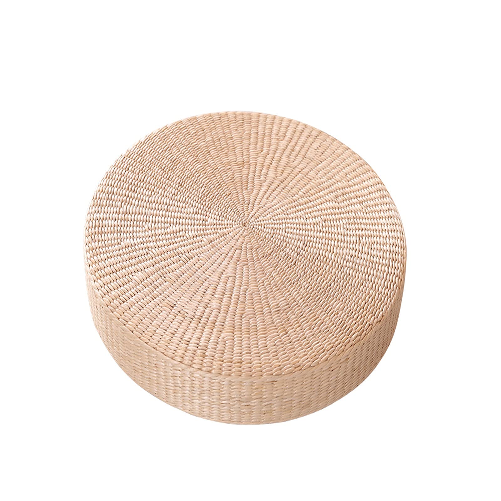 Coussin de méditation yoga en paille contre les douleurs de dos au sol