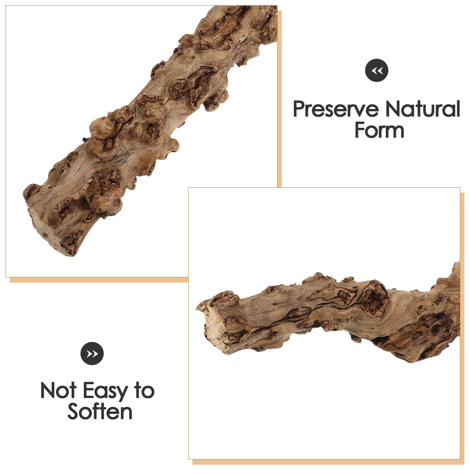 Ramo Per Arrampicarsi Rettile in Sughero Naturale Accessori Per Terrari Di Lucertole E Serpenti Tronco Legno 13.78 Pollici Supporto Sicuro Per Habitat Di Draghi Barbuto E Anfibi