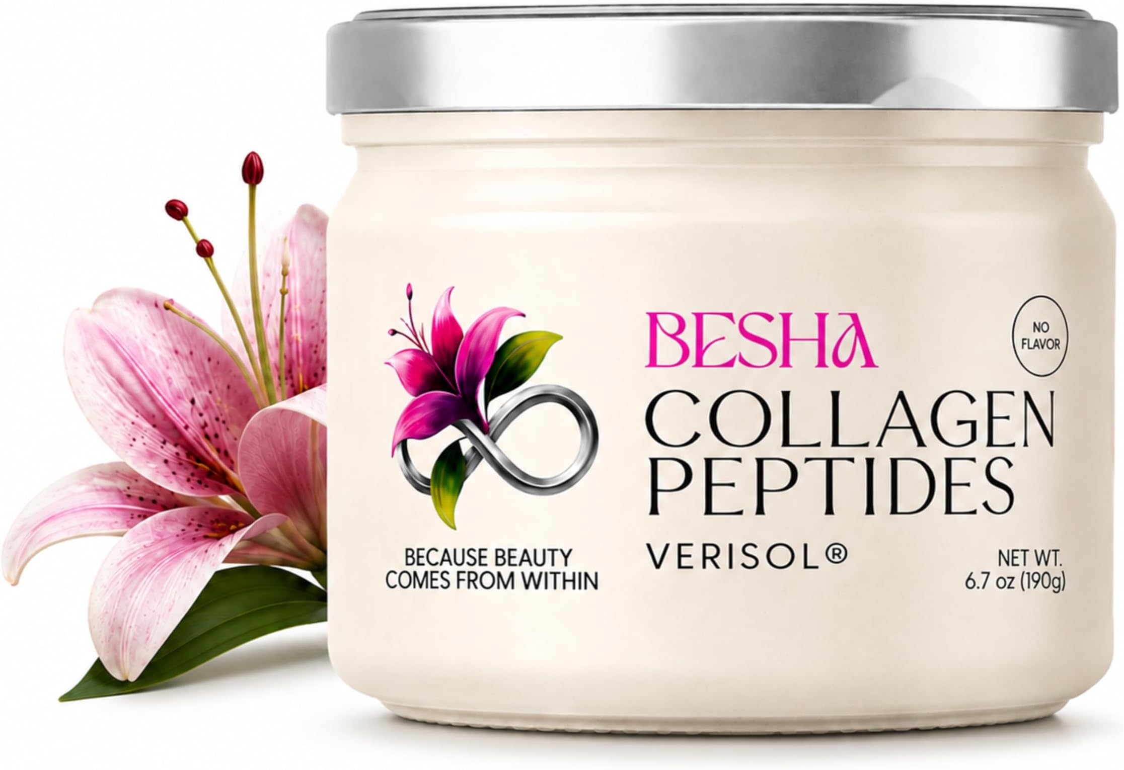 Verisol Collagen Bioactive Peptides (Natural Collagen Powder) Made in Germany - 2 Month Supply