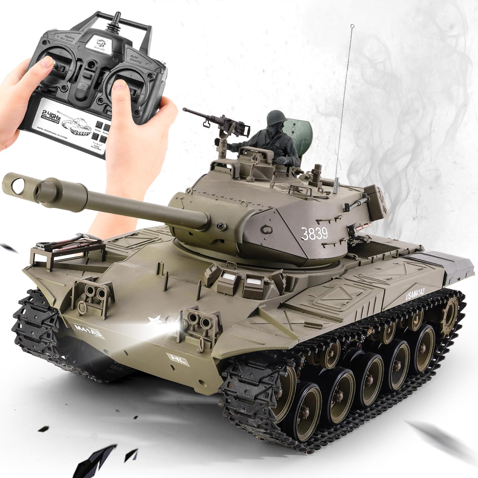 Amazon.com: Ferthor Fun Heng Long 1/16 Scale RC Tanks,Remote