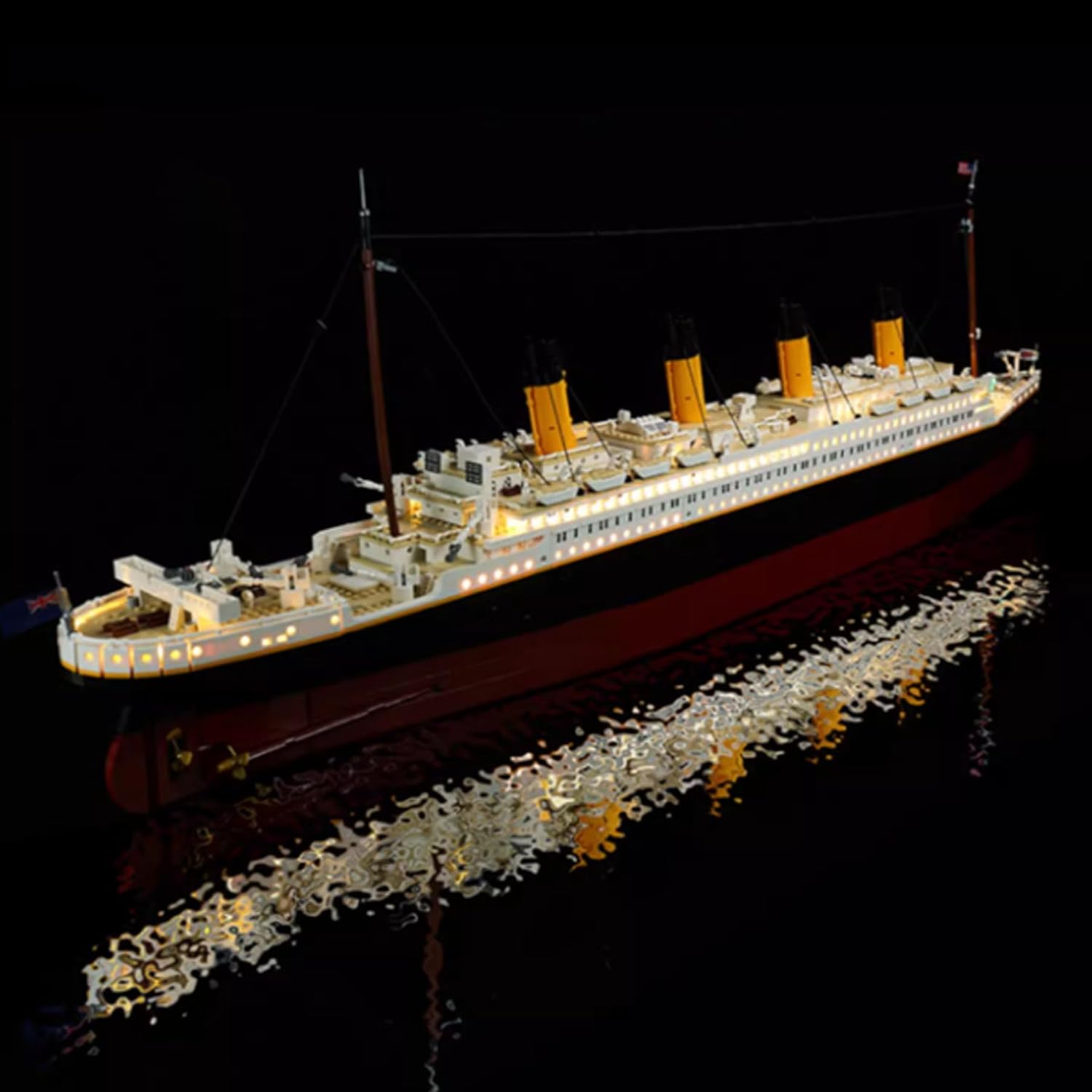 LED Lighting Kit Compatible with Lego 10294 Titanic Cruise Ship Series LED Light Set (Model Kit Not Included - Lighting Components Only) (Classic Model)