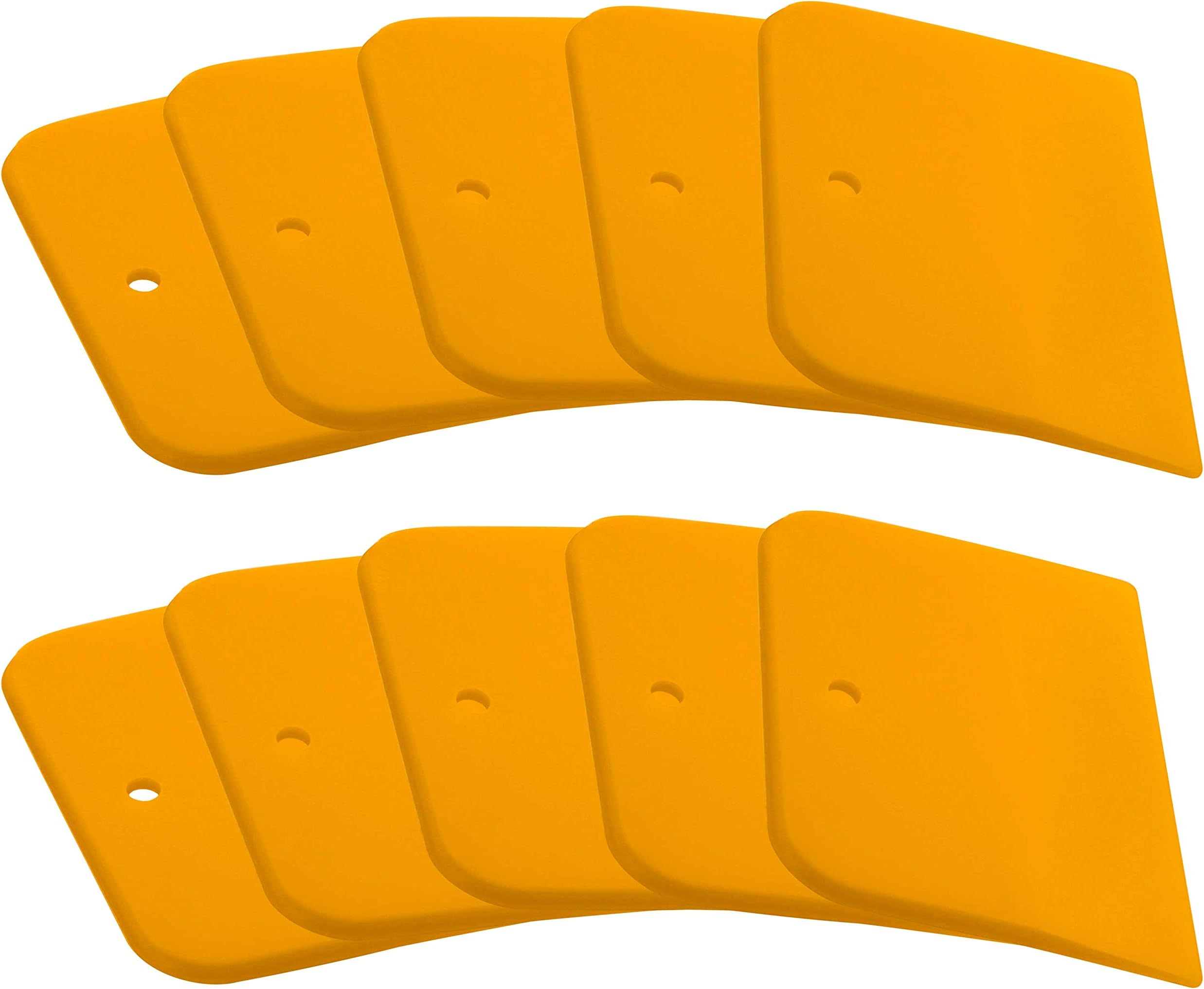 3 Inch Plastic Body Filler Spreader Tools for Automotive Body Fillers (10 Pack), Putties, Glazes, Epoxy Resin, Caulk, Glues - Plastic Spreader