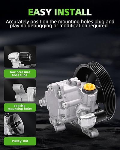 Miniatura 386 de SCITOO Bomba de dirección asistida compatible para 2005 para Saab 9-2X 2.0L, 2006 para Saab 9-2X 2.5L, 2004-2005 para Subaru Impreza 2.0L, 21-5396