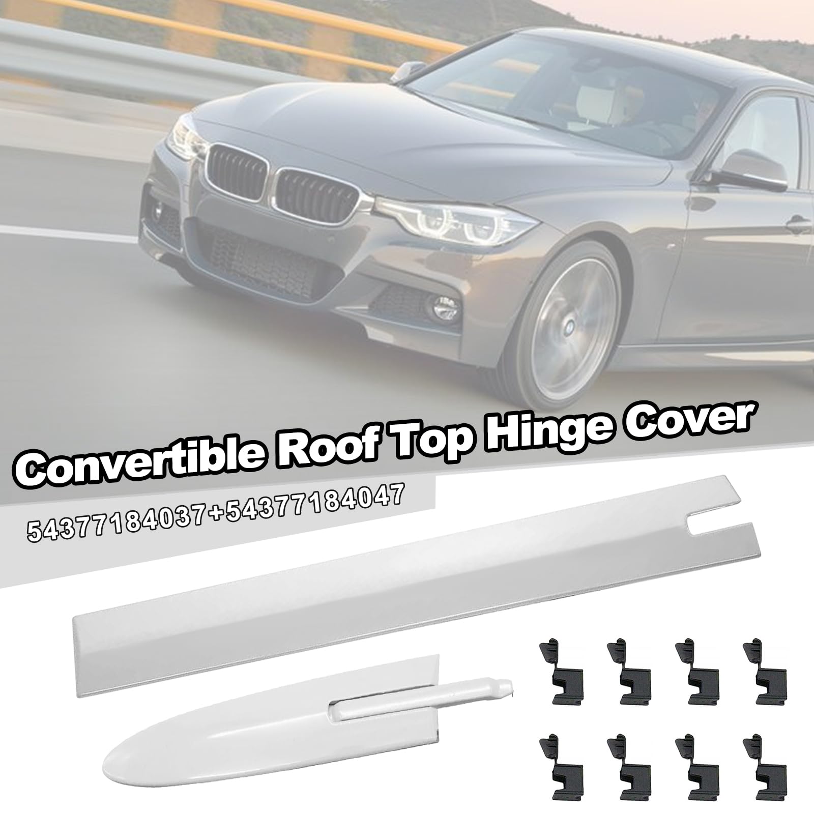 Amazon.com: Convertible Roof Molding Top Hinge Cover Left  