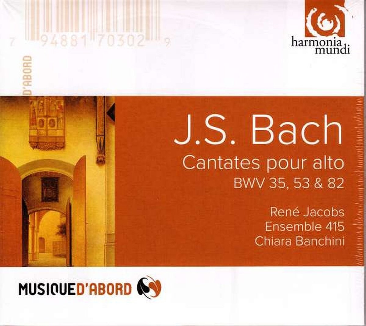 Cantatas for Alto [Audio CD] Various Artists and Bach / Jacobs / Banchini / Ensemble ///