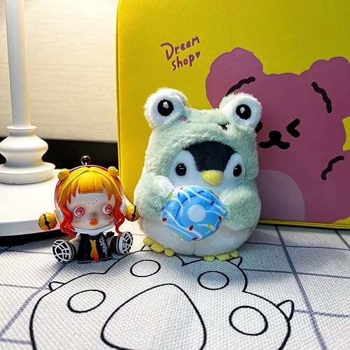 Miniatura 4 de Vitaniya Llaveros de peluche panda kawaii llavero pequeños animales de peluche pingüino panda bonitos llaveros para mochilas animales kawaii G