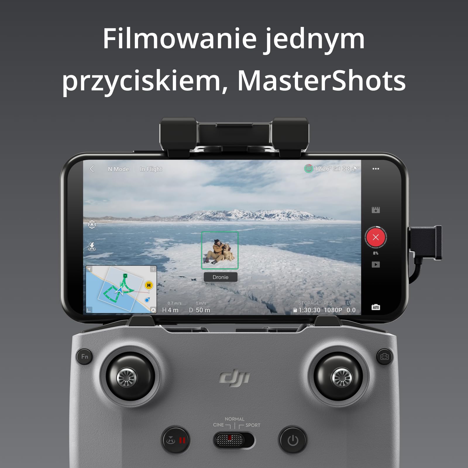 DJI Air 2S Worry-Free Fly More Combo - Dron z 3-osiowym gimbalem do kamery, wideo 5.4K, 1-calową matrycą CMOS, MasterShots