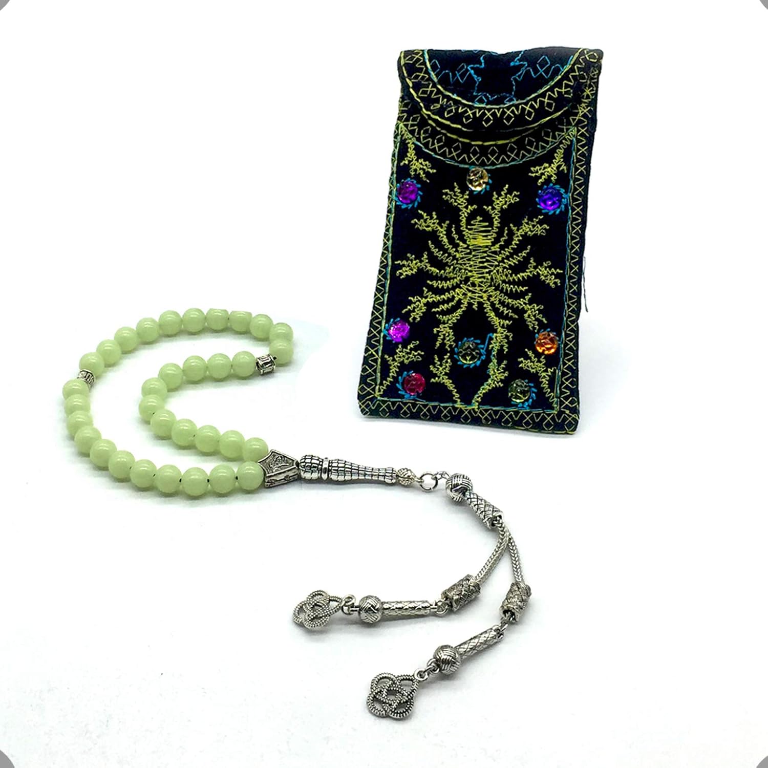-Rain Series - (8mm -33 Beads) Worry Beads-Prayer Beads-Tesbih-Tasbih-Tasbeeh-Misbaha-Masbaha-Subha-Rosary (-Color Changing Chameleon- 8 mm-)