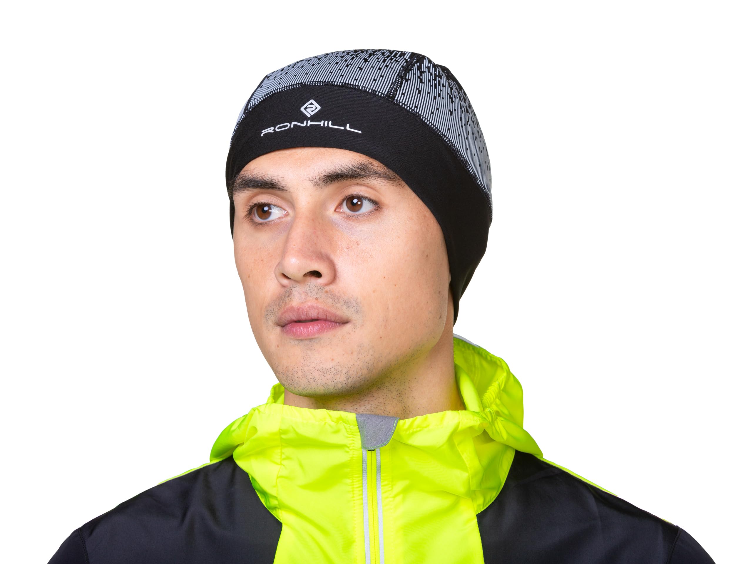 RONHILL Bieganie, Reflect Beanie, Czarna/Reflect, O/S