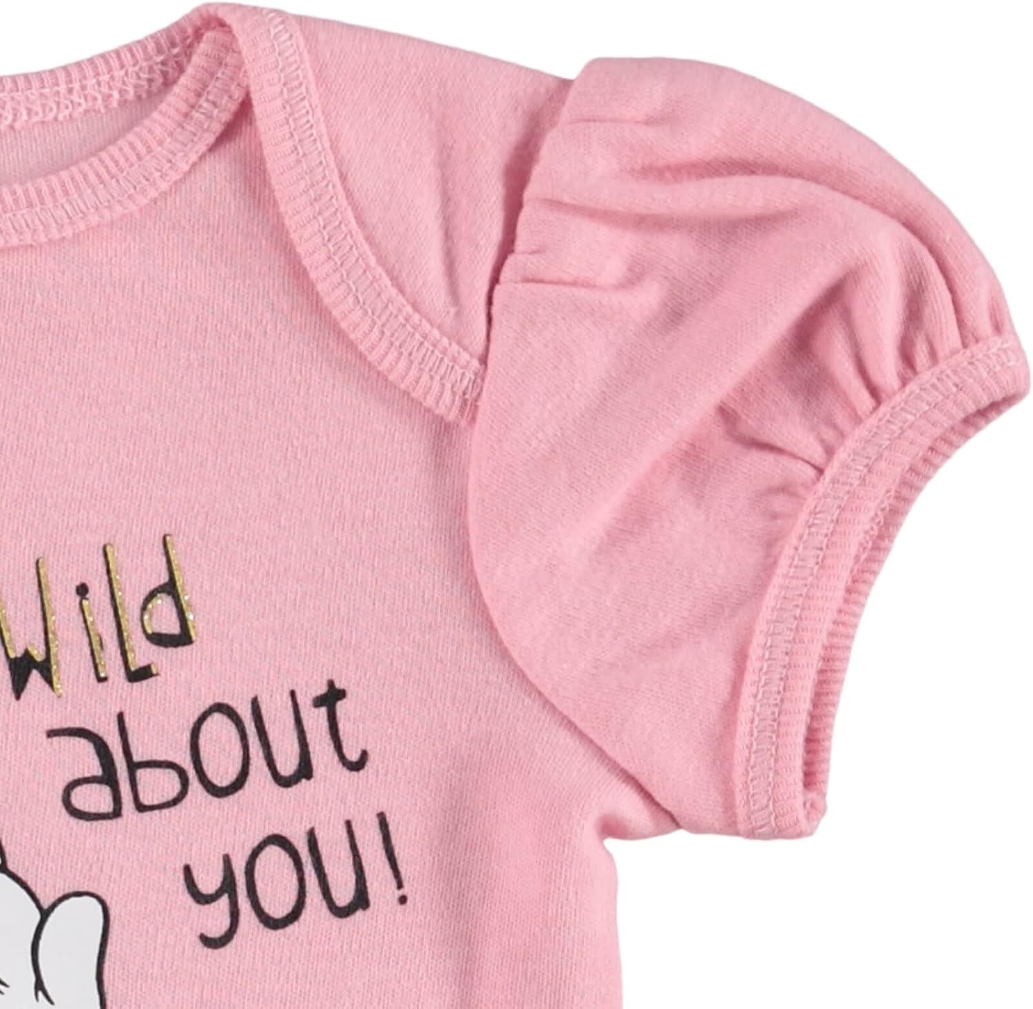 Disney Minnie Mouse Baby Girls Bodysuit Pants Bib and Hat 4 Piece Outfit Set Newborn to Infant - Image 8