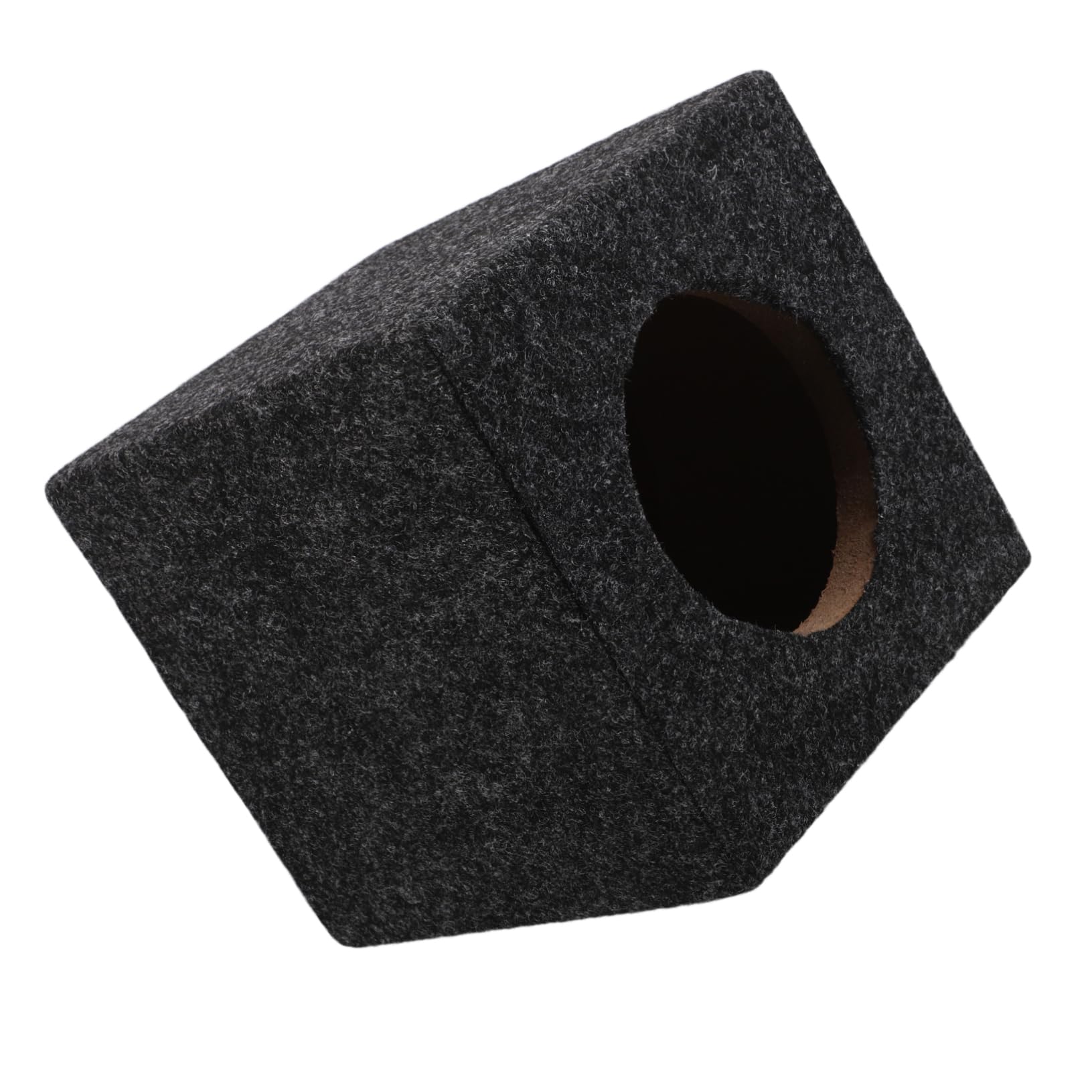 Alipis Square Wooden Speaker Enclosure for Truck Durable Car Audio Subwoofer Box with Elegant Design for Enhanced Sound Performance