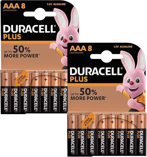 Duracell Plus Power AAA Battery (Pack of 16)