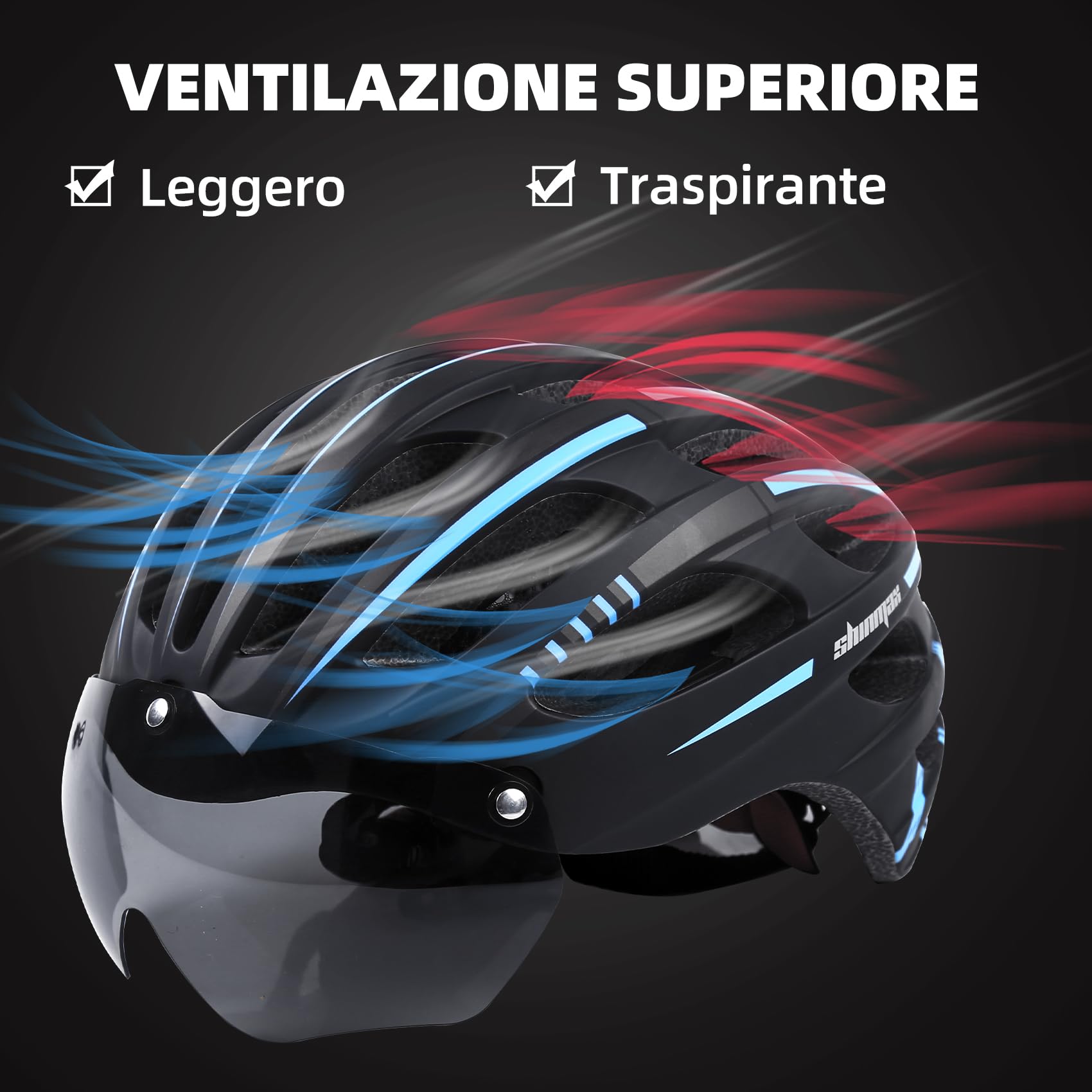 Bicicletta Casco E Mtb Casco Per Bici Casco MTB Leggero Con