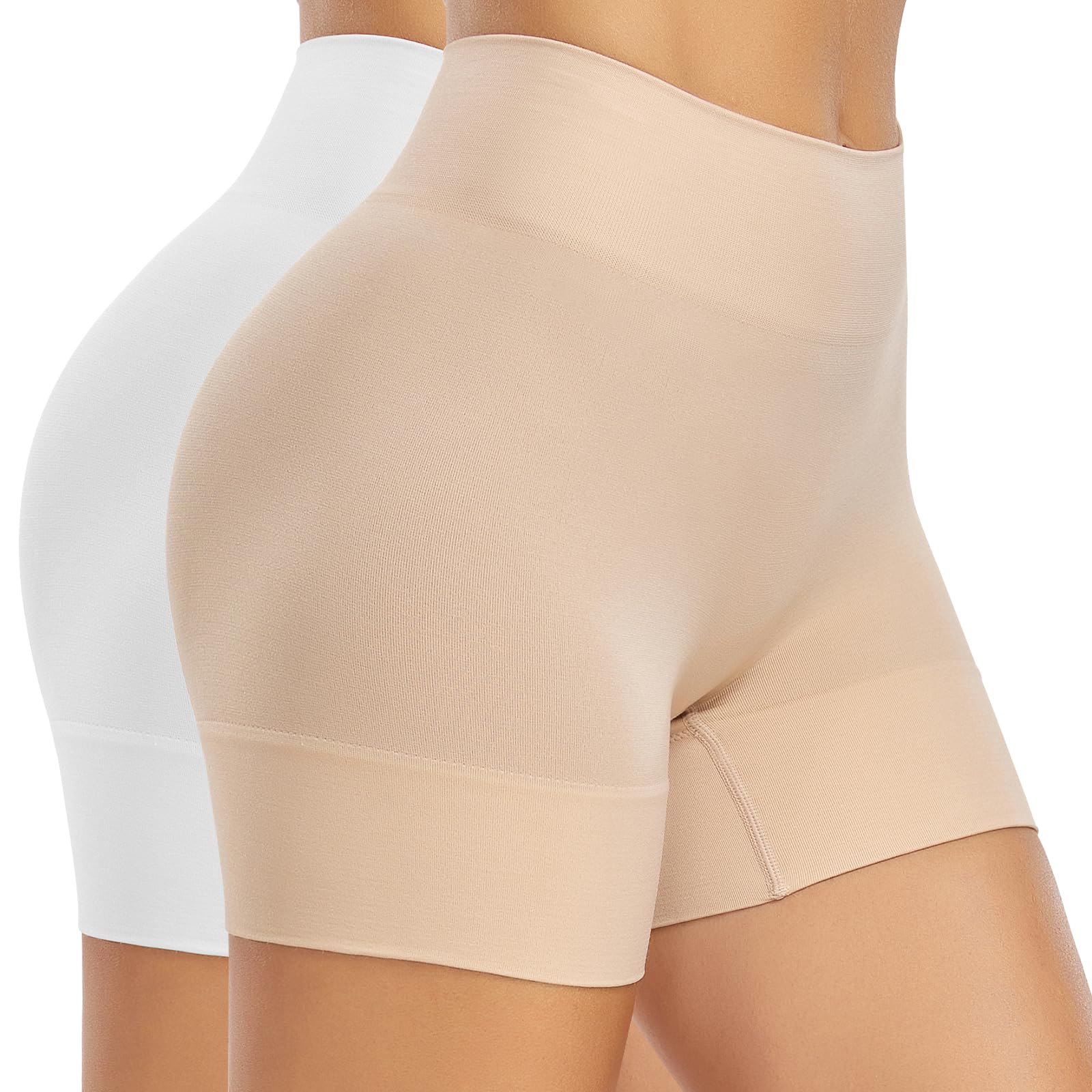 SIMIYA Radlerhose Damen Kurz Unterhosen Unter Kleid Shorts High Waist Kurze Hose Nahtlose Hotpants Sommer Boxershorts Slip Shorts S-3XL