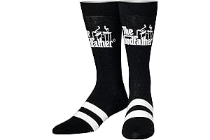 Cool Socks the Godfather Gifts Funny Men's Novelty Crew