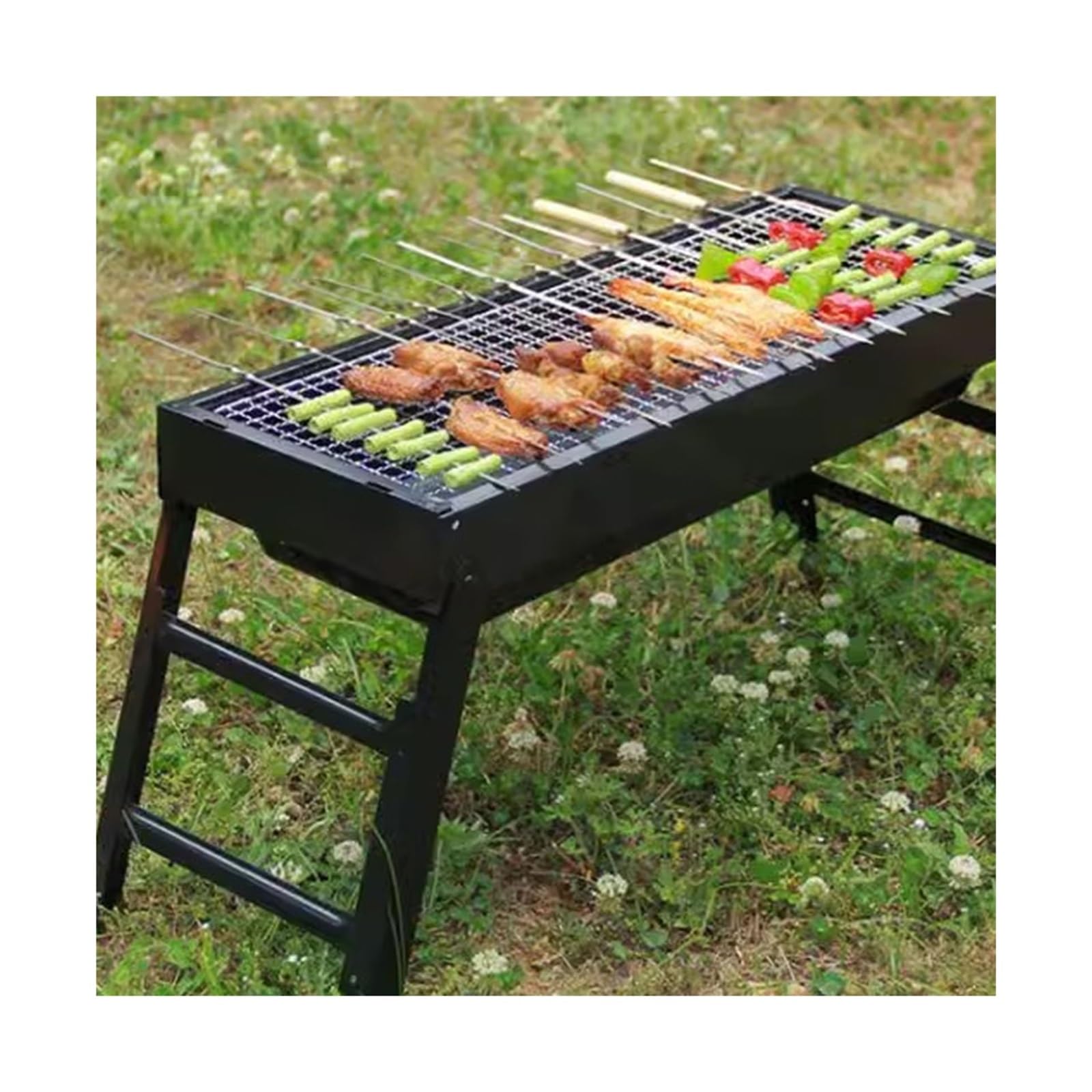 Griglia da Tavolo Rastrelliera for Barbecue Pieghevole for Esterni for Domestica Portatile