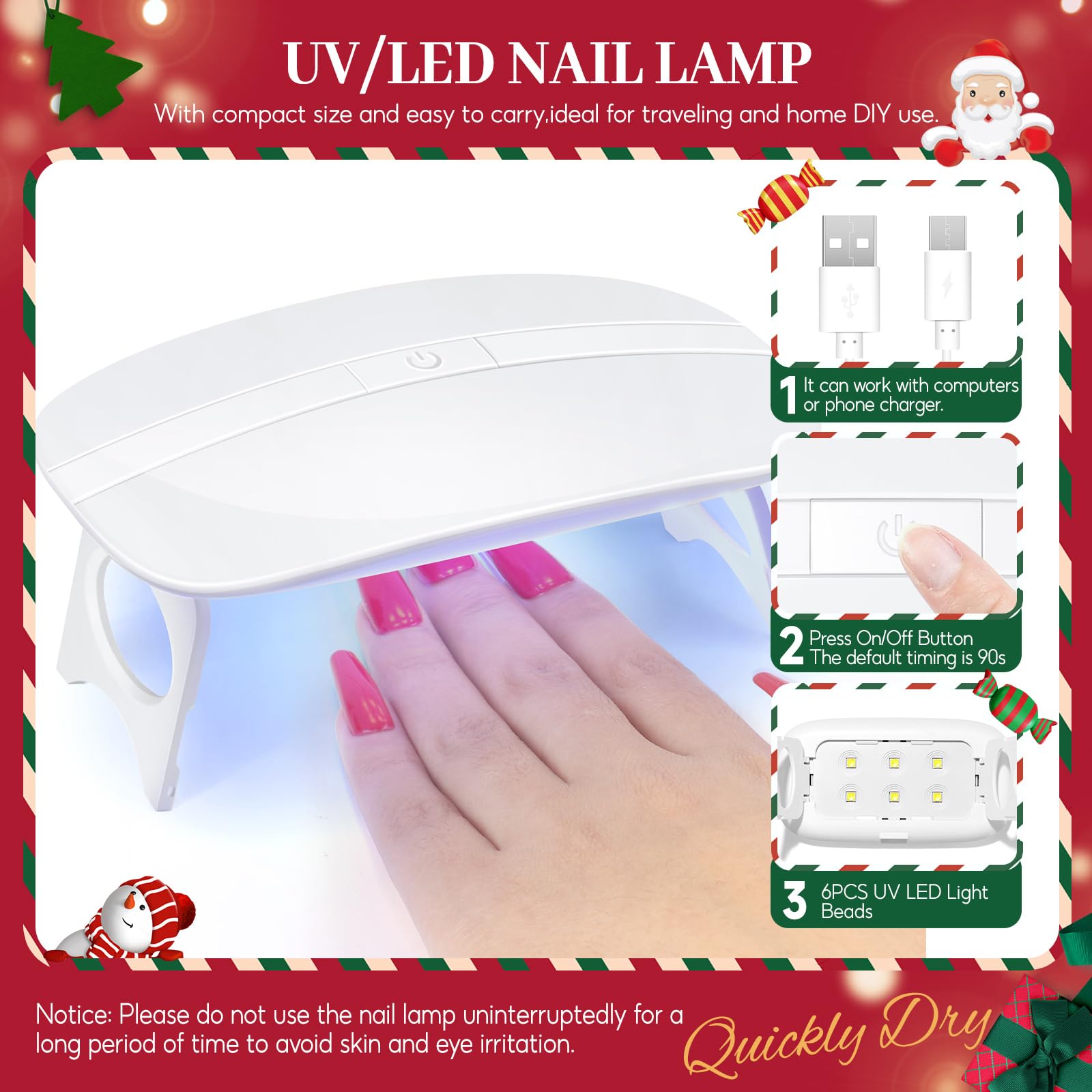 COSCELIA Zestaw 33 lakierów żelowych UV do paznokci, 10 kolorów, z lampą do paznokci U V/LED, 5 sztuk, kolor różowy, czerwony, biały