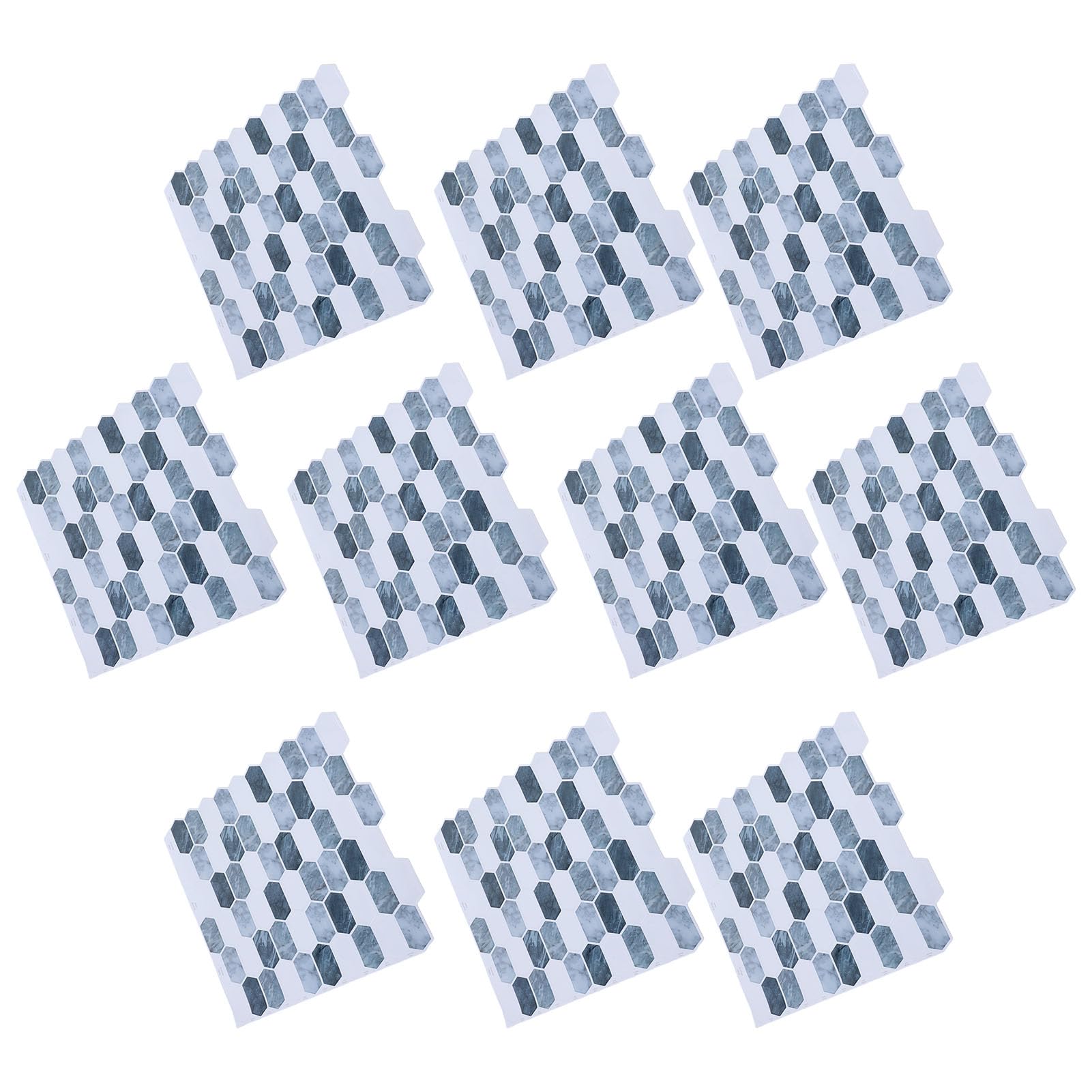Eujgoov Samoprzylepne Płytki ścienne 3D Naklejki ścienne 12x12 Cal Wodoodporne Odklejane i Przyklejane Płytki do łazienki Kuchnia Backsplash Wystrój Mebli