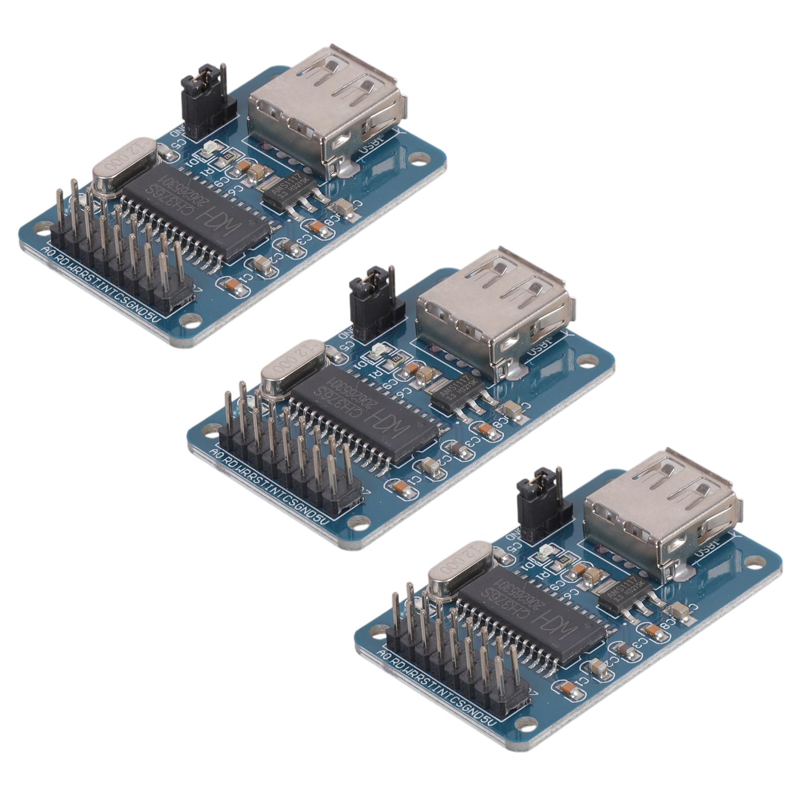 FackLOxc MultiProtocol USB Host Controller CH376 U Disk Read Write Module with 8Bit Data Bus for U Disk Memory Card Data Storage USB Host Module
