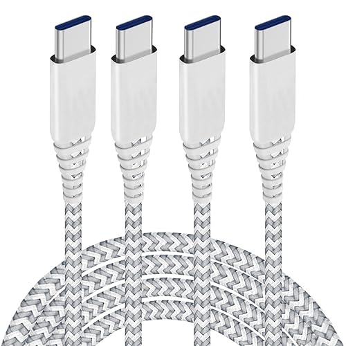 Cable de carga largo USB C a USB C de 10 pies, paquete de 2 cables de carga para Samsung Galaxy S25 S24 Plus Ultra/S23 FE/S22 S20 S21 Plus Ultra,