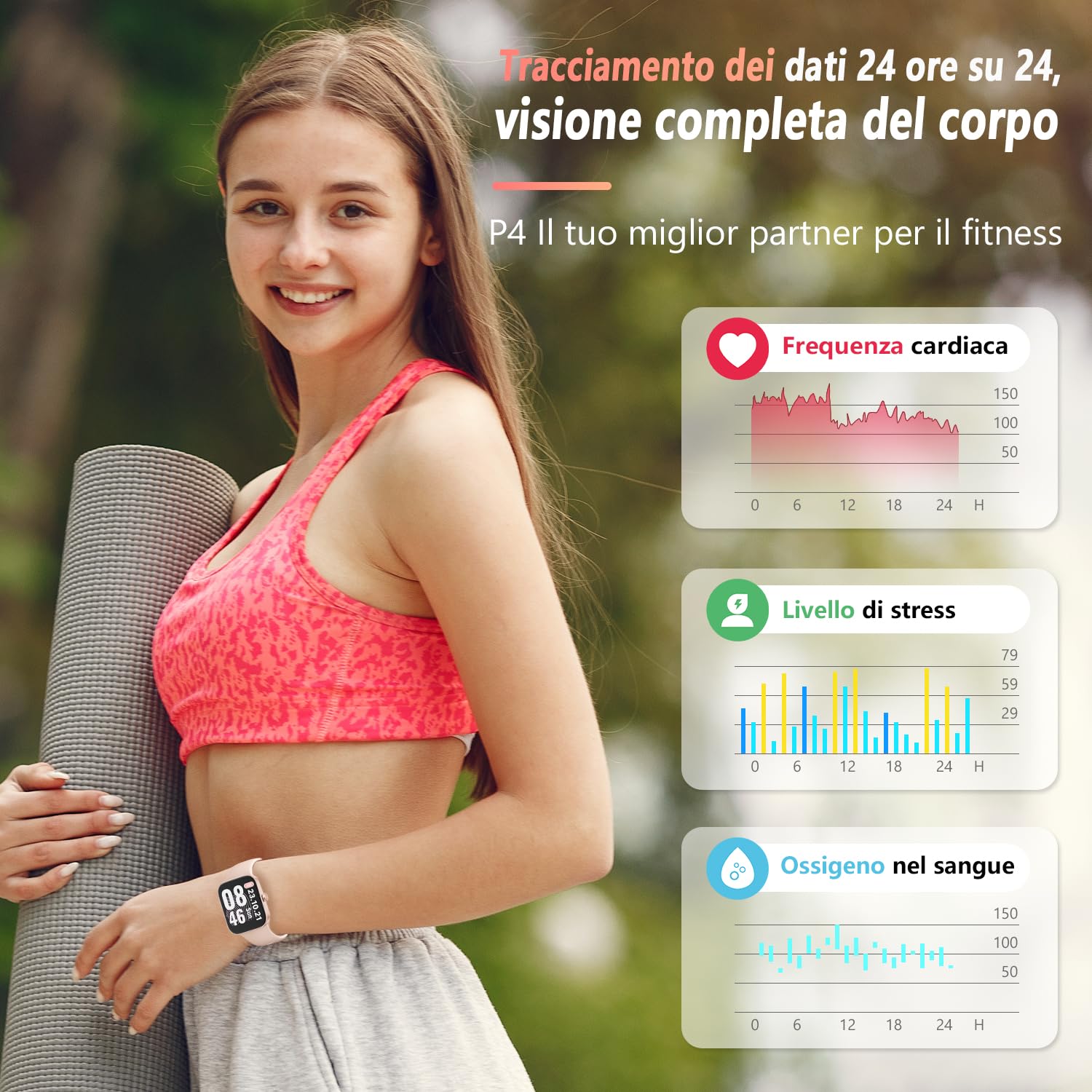 ASWEE Smartwatch, 1.85'' Schermo Orologio Smartwatch Uomo Donna con Chiamata e Risposta Vivavoce, Smart Watch con Contapassi, Cardiofrequenzimetro da Polso, 200+ modalità Sportive per Android iOS