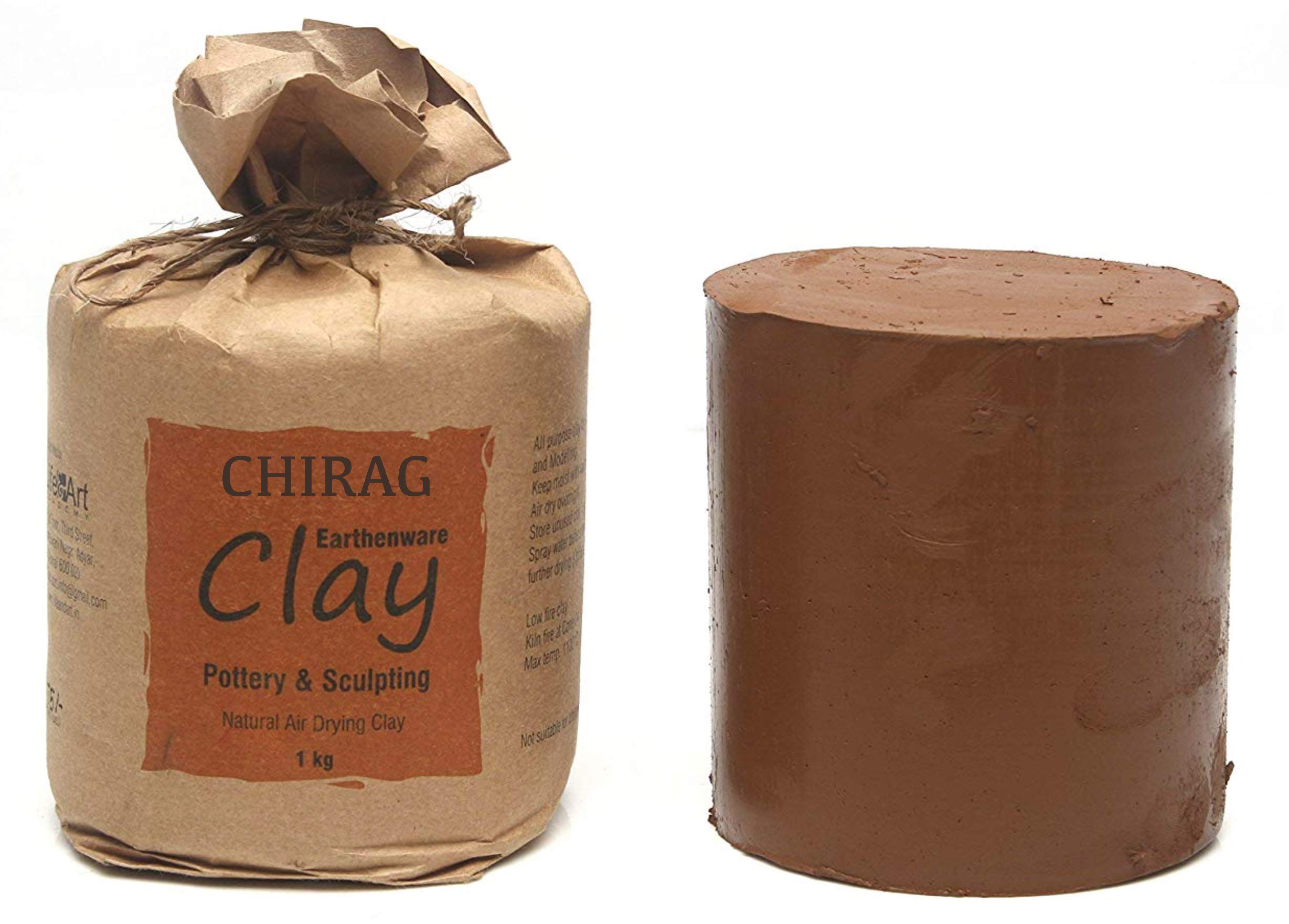 Ready to Use Natural Eco Friendly Filtered Terracotta Clay Molding Clay Sadhu (5 KG)