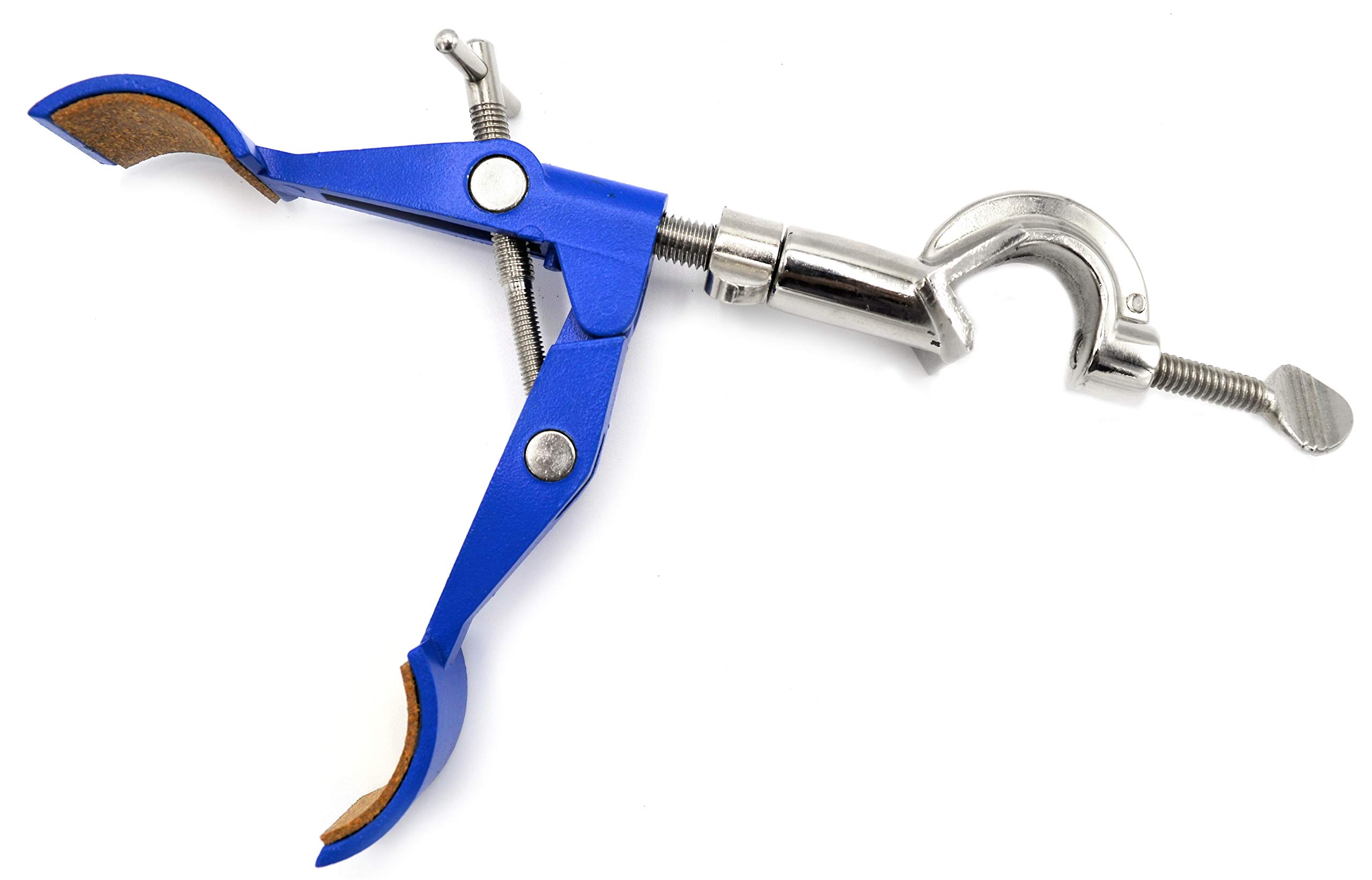 EISCO laboratorio grade metalliche set - stand di supporto (8" x 5"), 12 mm dia. rod (24" l), cork foderato buretta a pinza con boss testa e storta ring (2,5" dia)