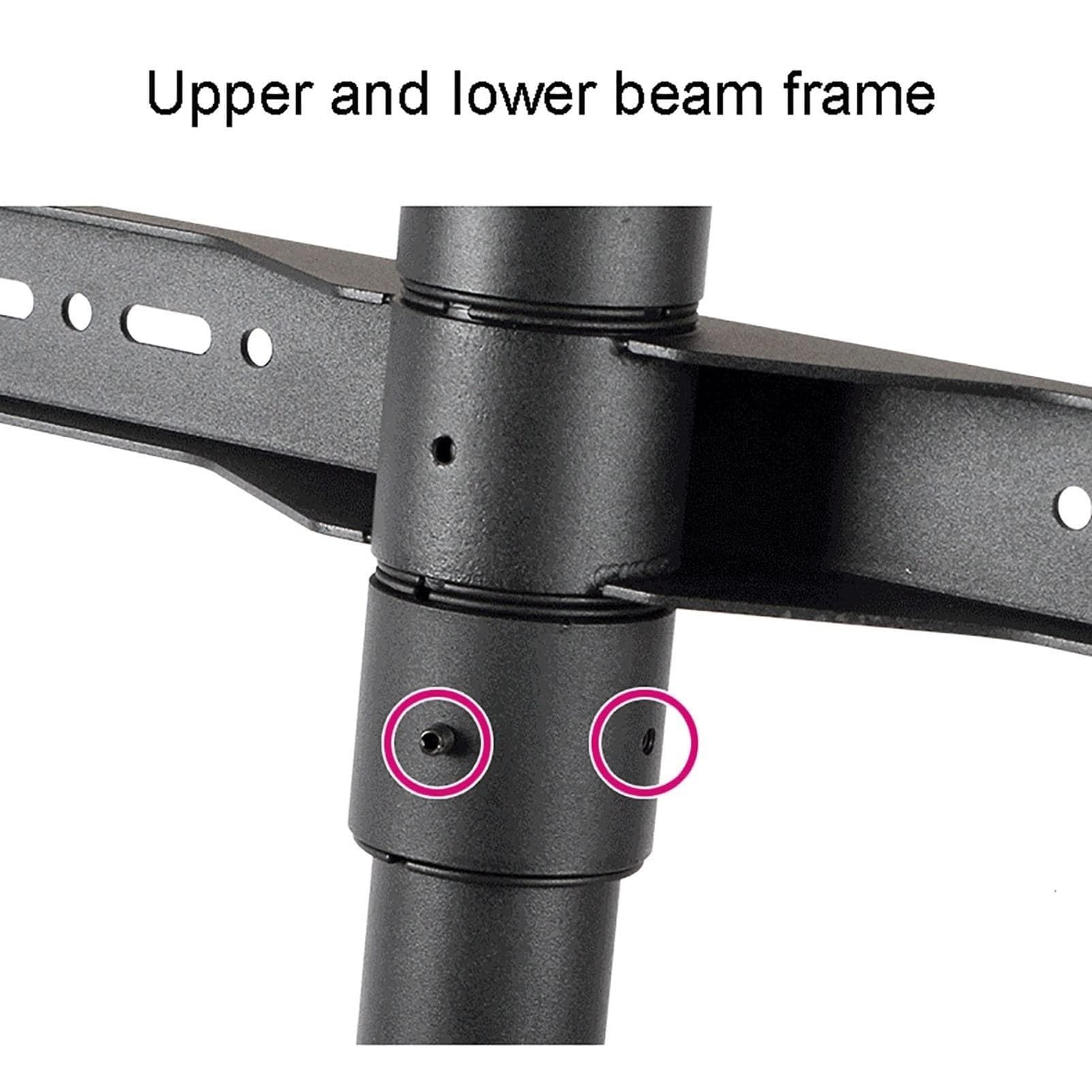 Supporto TV da Pavimento per TV LCD con Telaio Girevole a 360 Gradi, Supporto TV a Parete con divisorio, Telaio Girevole, Mobile TV Girevole, Base Girevole, Adatto,200-295cm