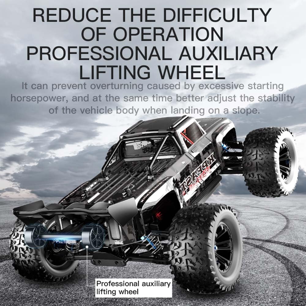 X-Verse 1:12, 70 km/H, auto radiocomandata per adulti, 4 WD, camion radiocomandato veloce, con motore 3S, 2,4 GHz, All Terrain Offroad RC Truggy, 3 batterie