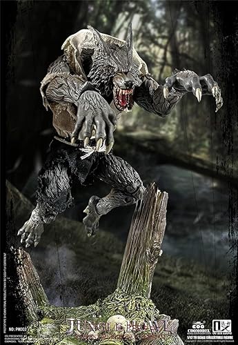 Miniatura 3 de COOMODEL Figura de acción coleccionable, versión de lujo, de Palmtop Monsters Jungle Howl Forest Werewolf (SJYT-001)
