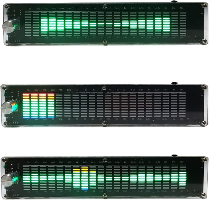Analizador de espectro audio FLEXMAN Pro, 15 bandas LED digital miniatura 5