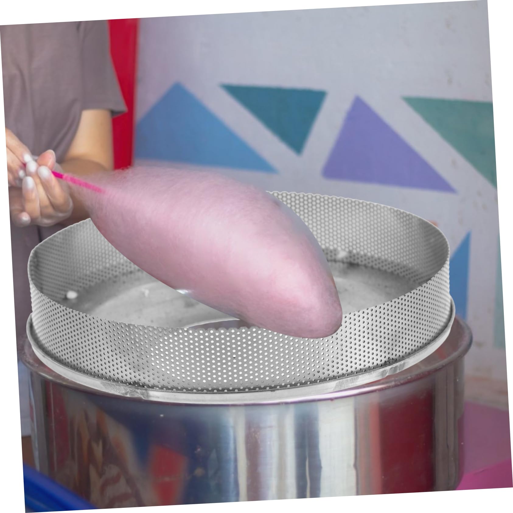 Cabilock 2stücke Mesh Schale Für Dispenser Baumwollzucker Maschine Zubehör Hochwertiger Filter Für Gleichmäßigen Zuckerfluss Und Für Zuhause Und Gewerbliche Nutzung