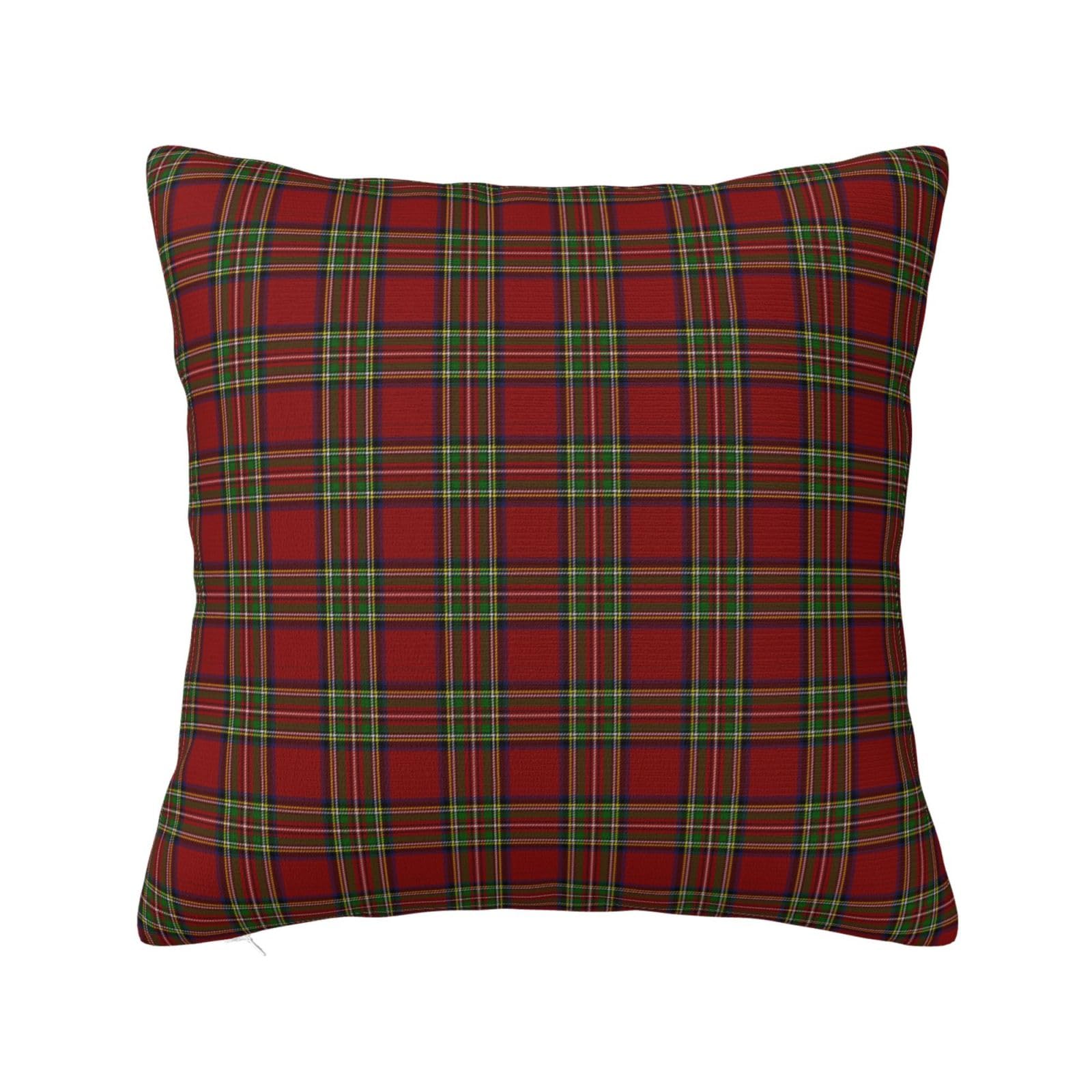 Royal Stewart Tartan Plaid Pattern Pillowcase 22"x22"