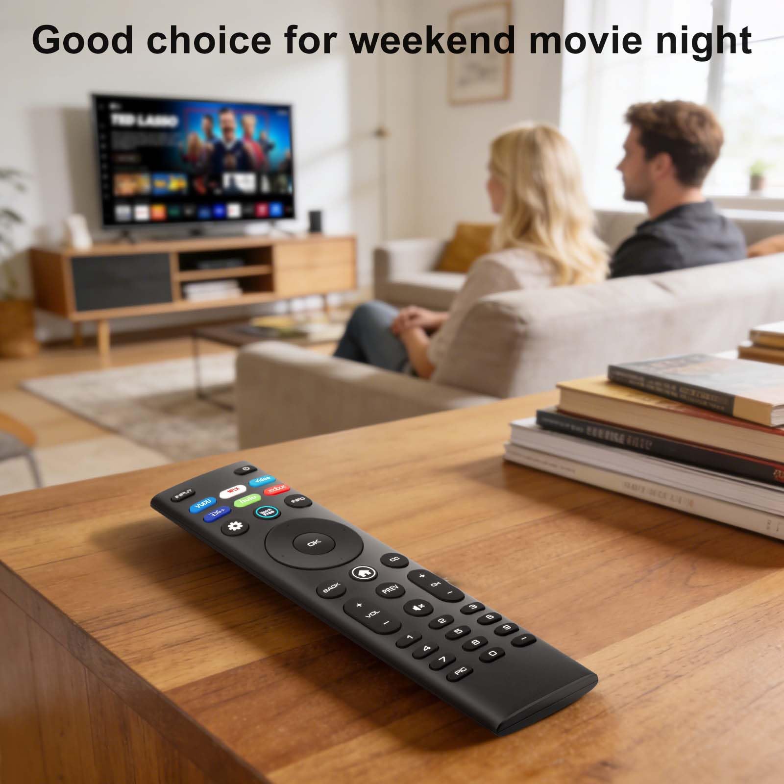 VIZIO Smart TV Remote Replacement - Universal XRT140 -7 VIZIO Smart TV Remote Replacement - Universal XRT140 -7