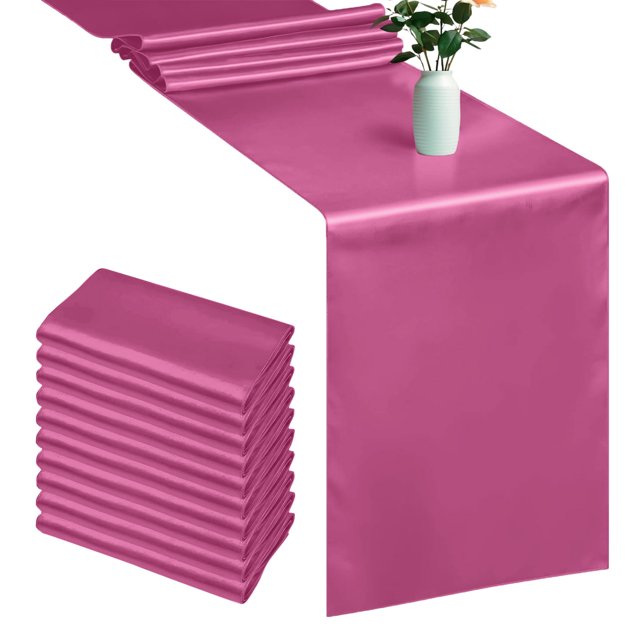 Trimming Shop Fuchsia Pink Table Runner, 11 x 108 Inch (Pack of 10) โ image 1