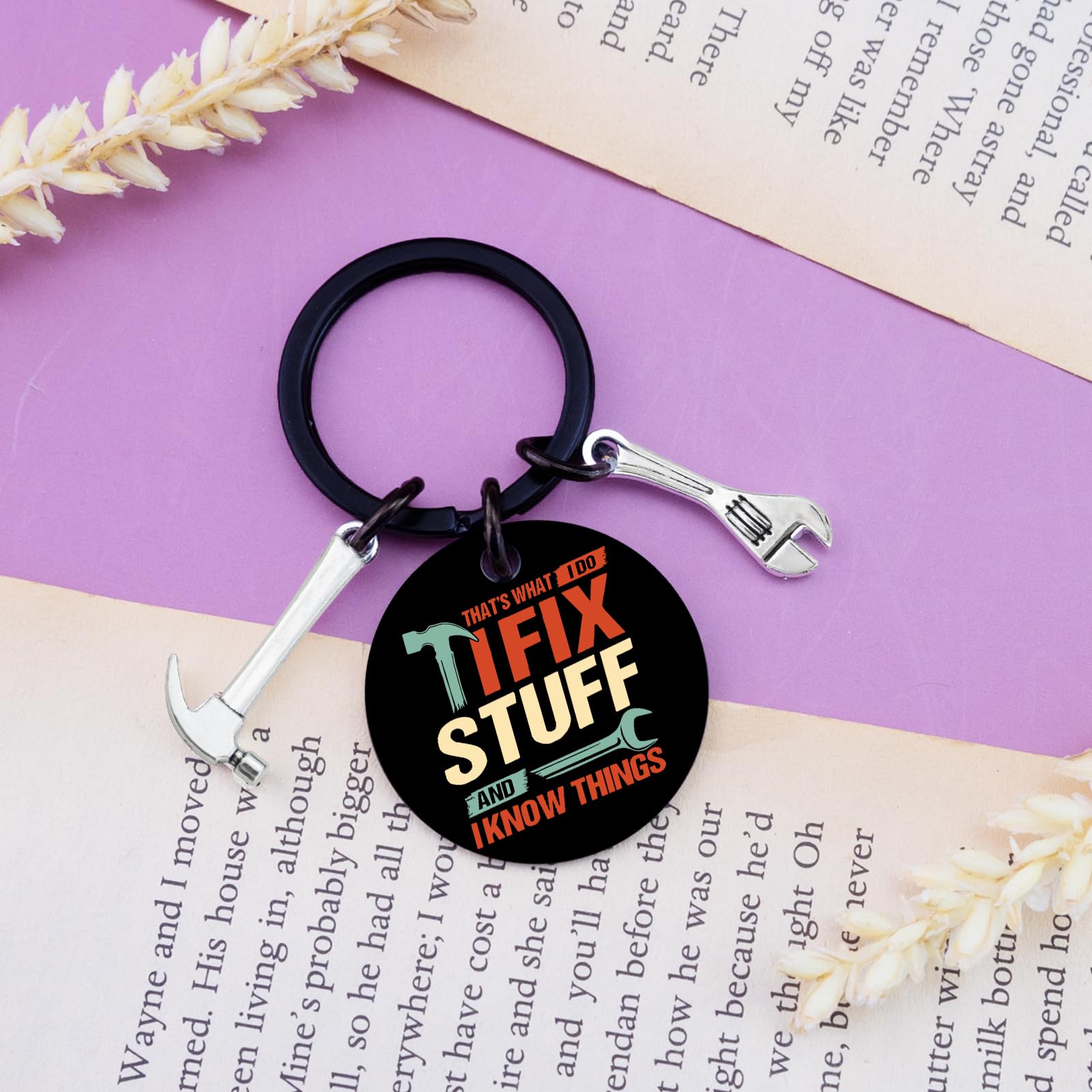 Gift For Men Dad Maintenance Man Mechanic Gift For Men Construction Worker Engineer Husband Grandpa Handyman Carpenter Keychain Mens Dad Gifts For Birthday Mens Valentine Father's Day Gift