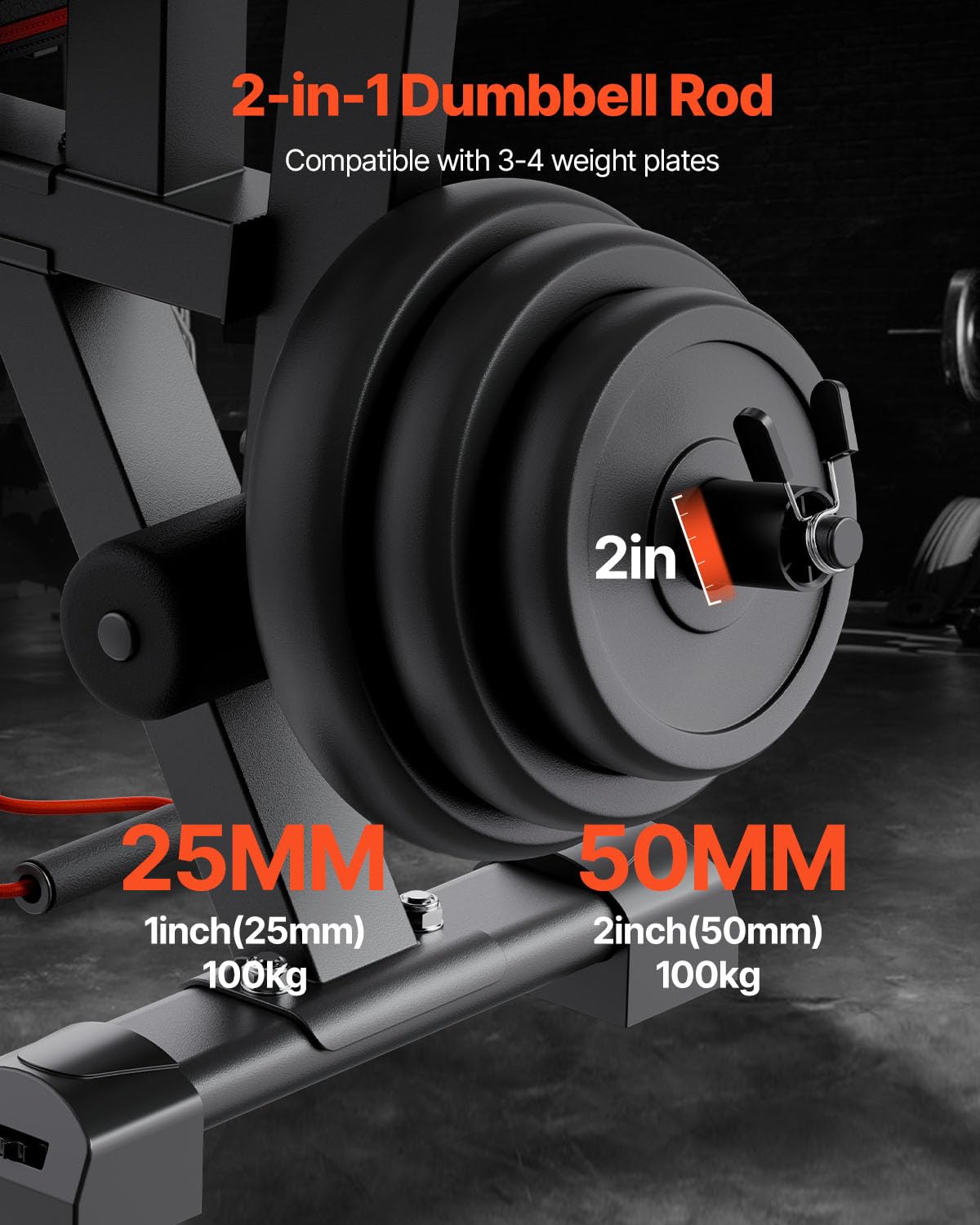 Weight Bench, 800lbs/660lbs Adjustable Weight Bench Press for Full Body Workout, Exercise Sit-up Bench for Home Gym Strength Training, Multiple Functions, Fast Adjustment