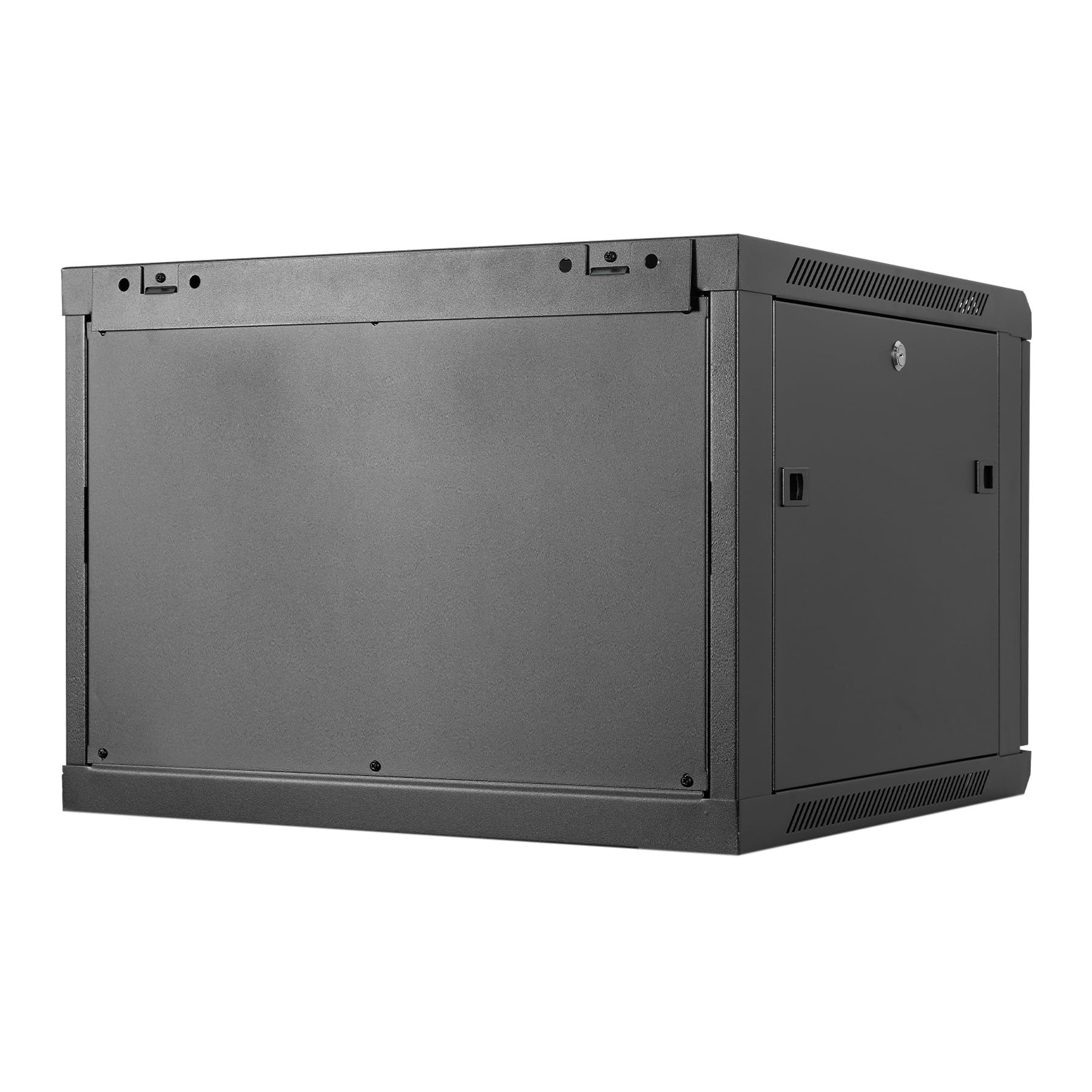 Aiten Data Armario Rack Mural 19" 9U Medidas 600 x 600 x 510 mm. Incluye Bandeja Fija, 1 Ventilador de Techo de 120 mm, Tornillos de Montaje y 2 Llaves