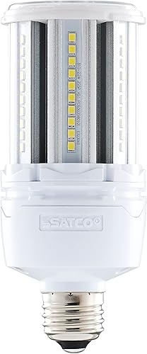 Satco S49391-22 vatios HI Pro LED HID Bombilla de mazorca de maíz de repuesto - 5000K - Bypass de balasto tipo B - Economy Hi-Pro