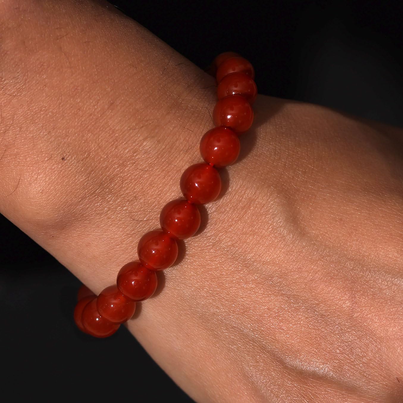 Semi-Precious Gemstones Beaded Bracelets 10mm Round Beads Unisex Stretch Bracelets for Women Energy Protection Mens Bracelet - Image 4