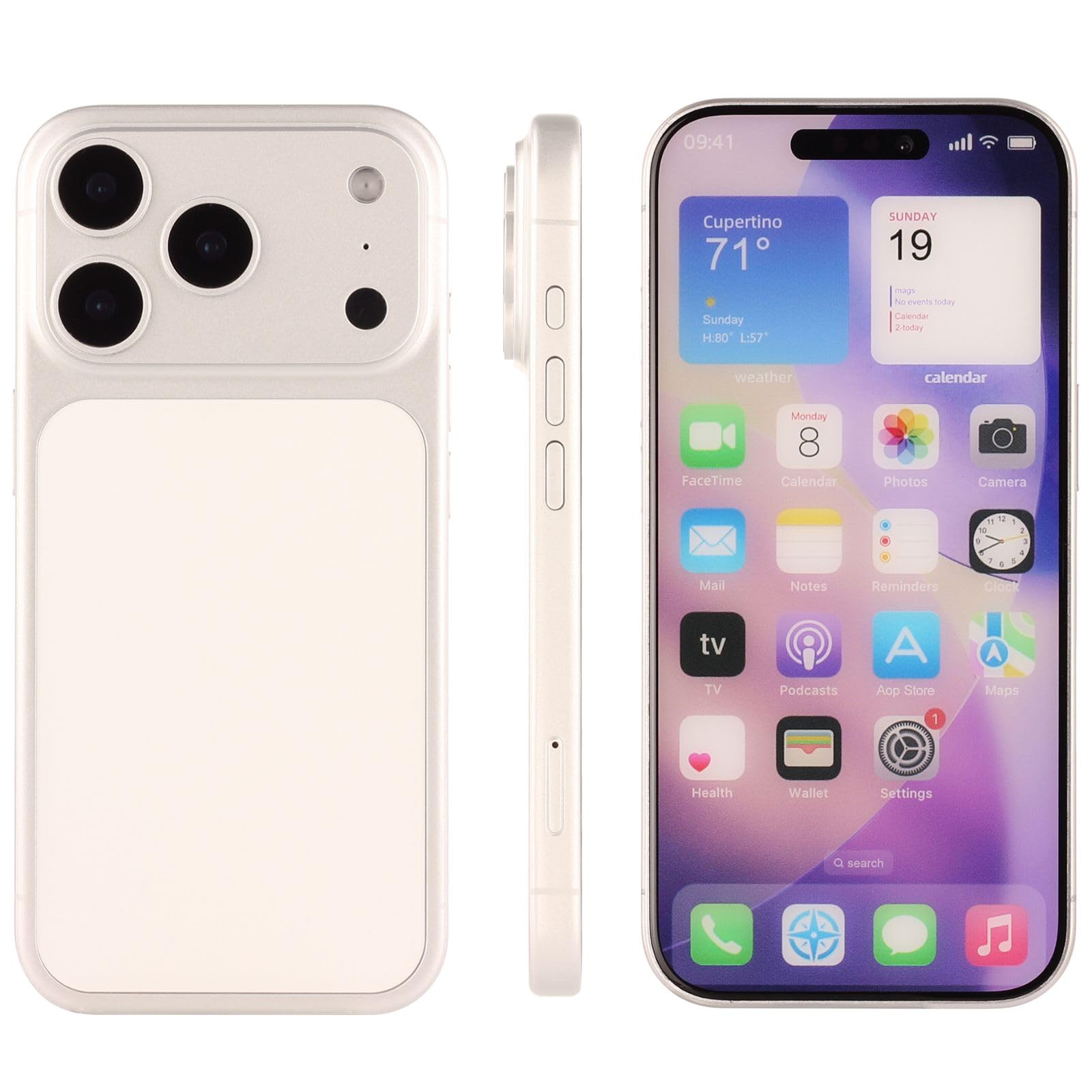Amazon.co.jp: 展示用模型 iPhone 17 Pro シルバー (画面有/SIM