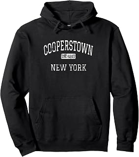 Cooperstown New York NY Vintage Pullover Hoodie