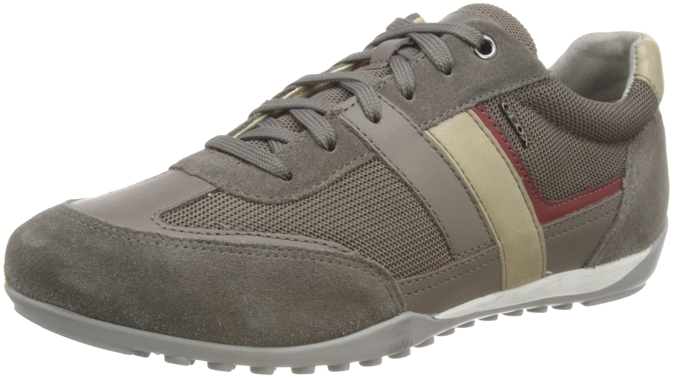 Geox U Wells B, Sneakers para Hombre, Beige (Dove Grey), 41 EU