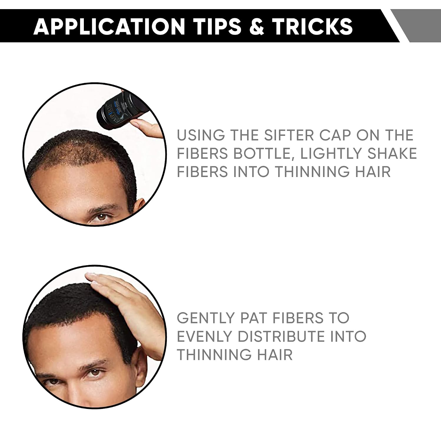 Empire Hair Max Keratin Loss Concealer Thickening Fibers Builder 0.88oz / 25gr (Black)